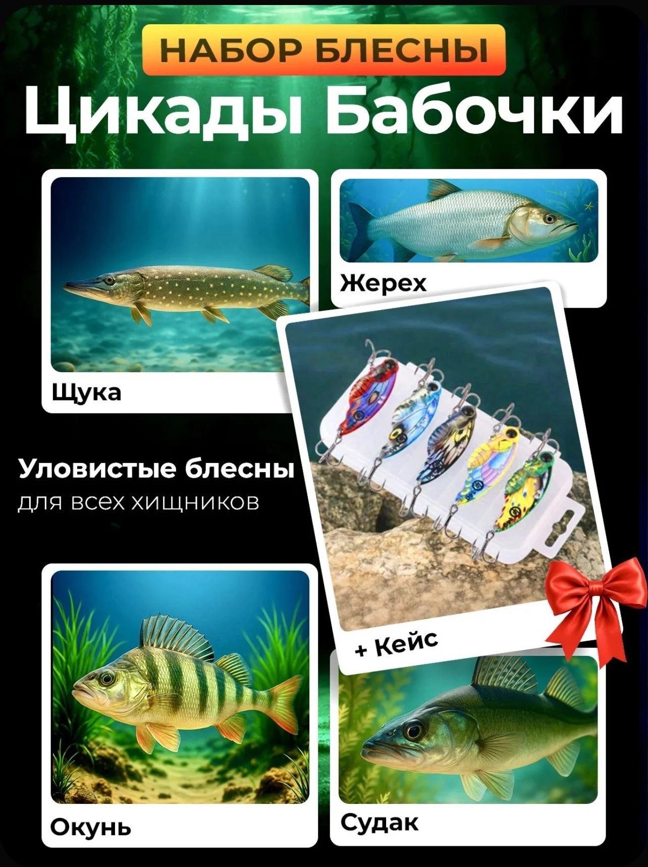 Блесна для рыбалки Цикада - миниатюра 5