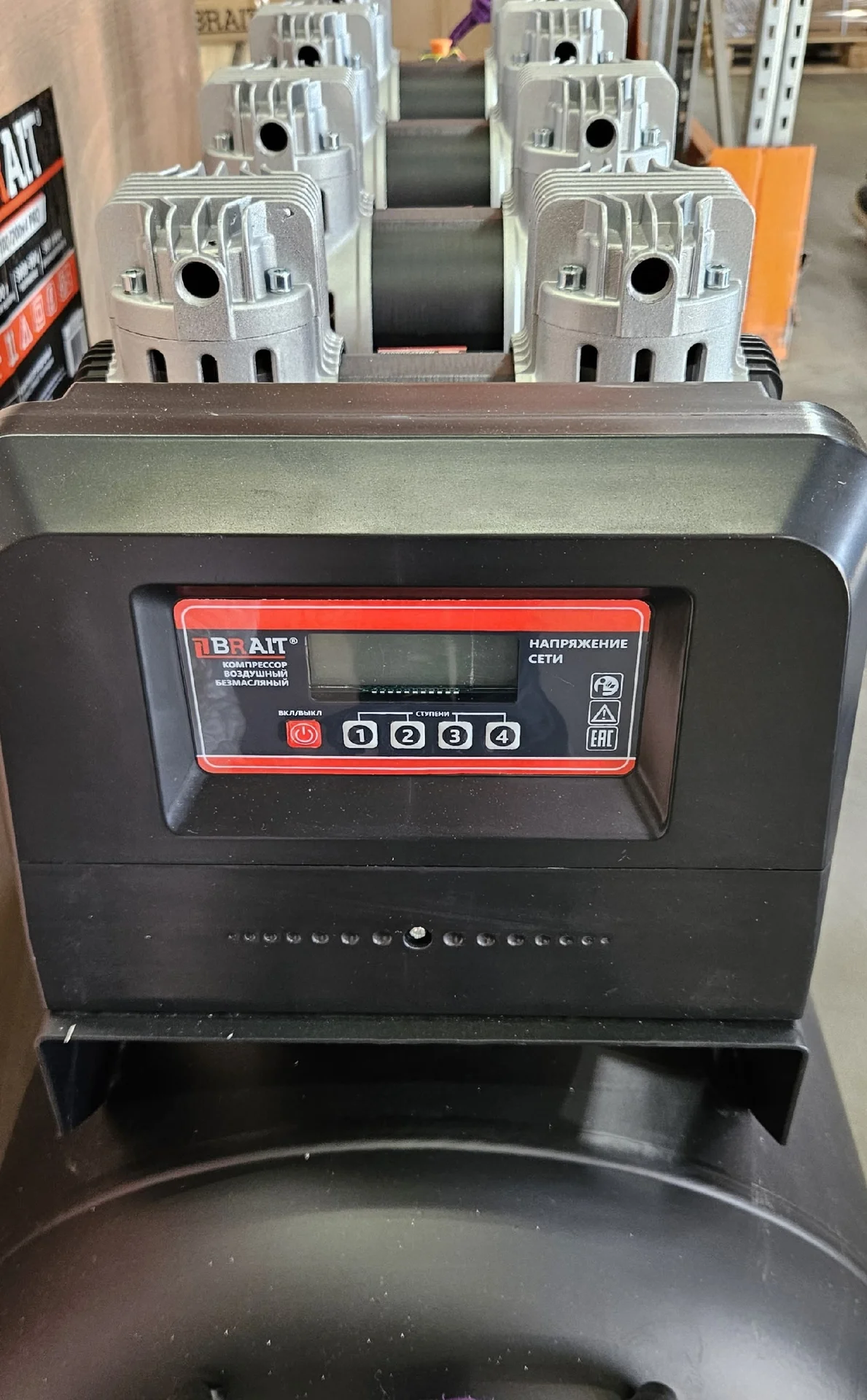 Компрессор воздушный KB-5100/200X4 PRO 380В - миниатюра 5