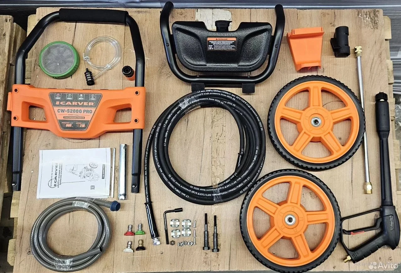 Мойка высокого давления Carver CW-5200G PRO - миниатюра 7