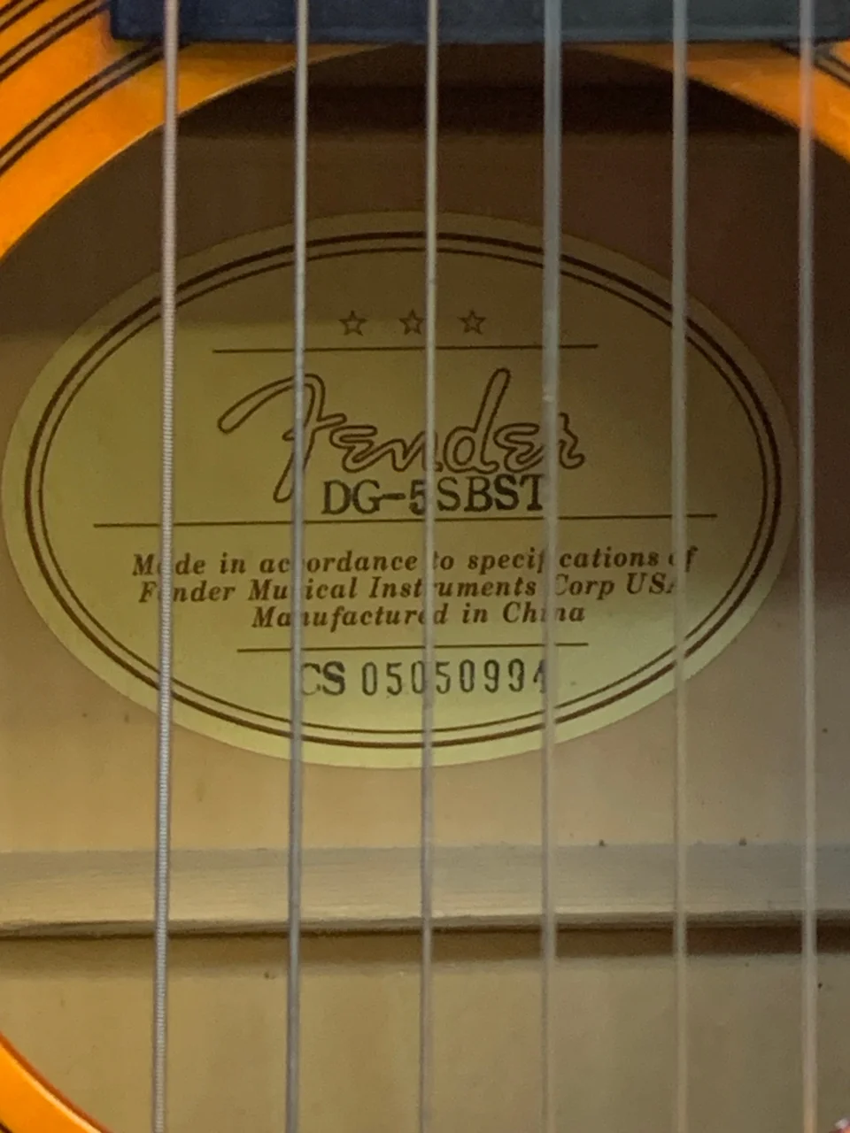 Акустическая гитара Fender DG-5 (М29) - миниатюра 3