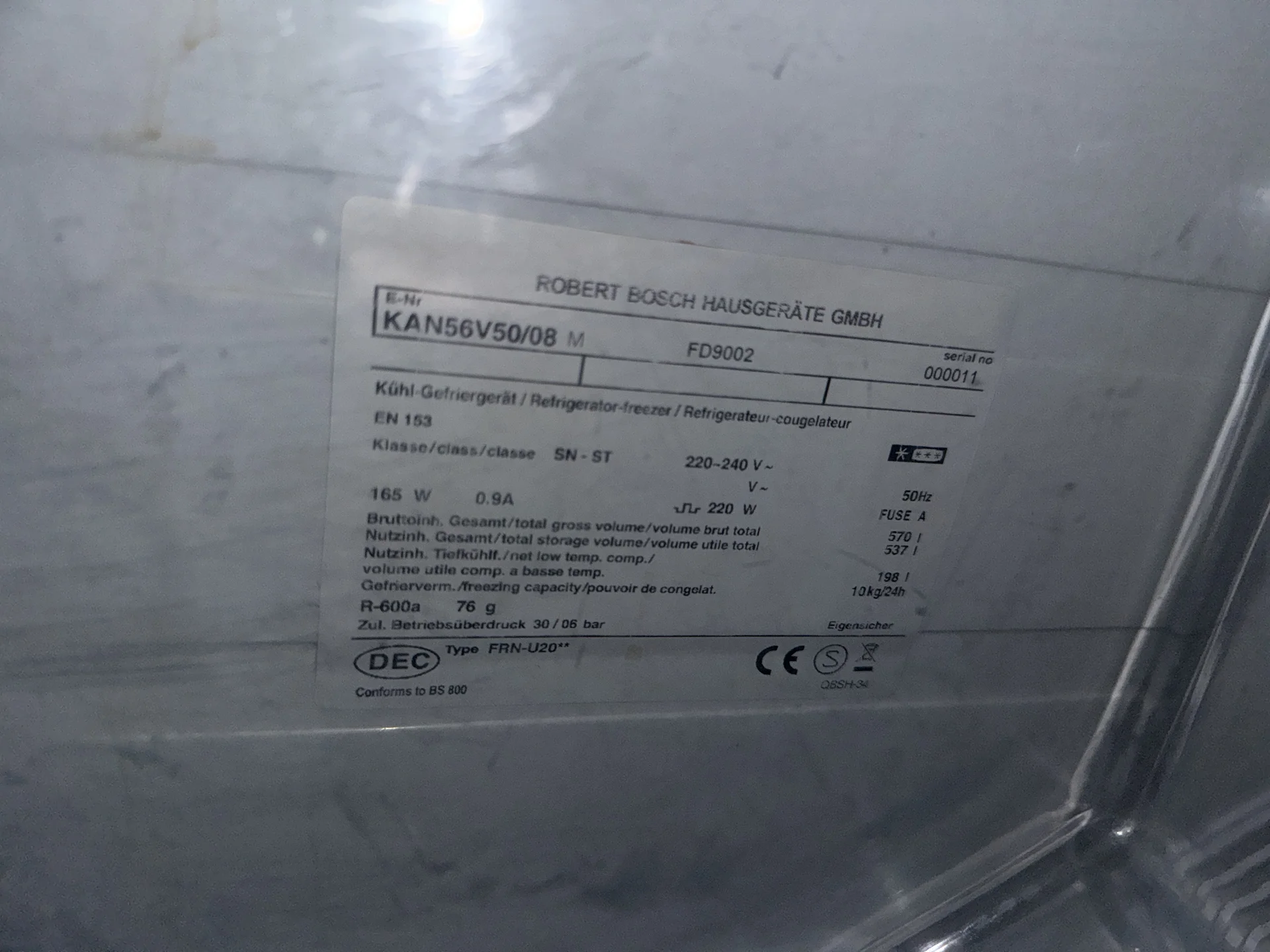 Холодильник bosch kan56v50/08 - миниатюра 10