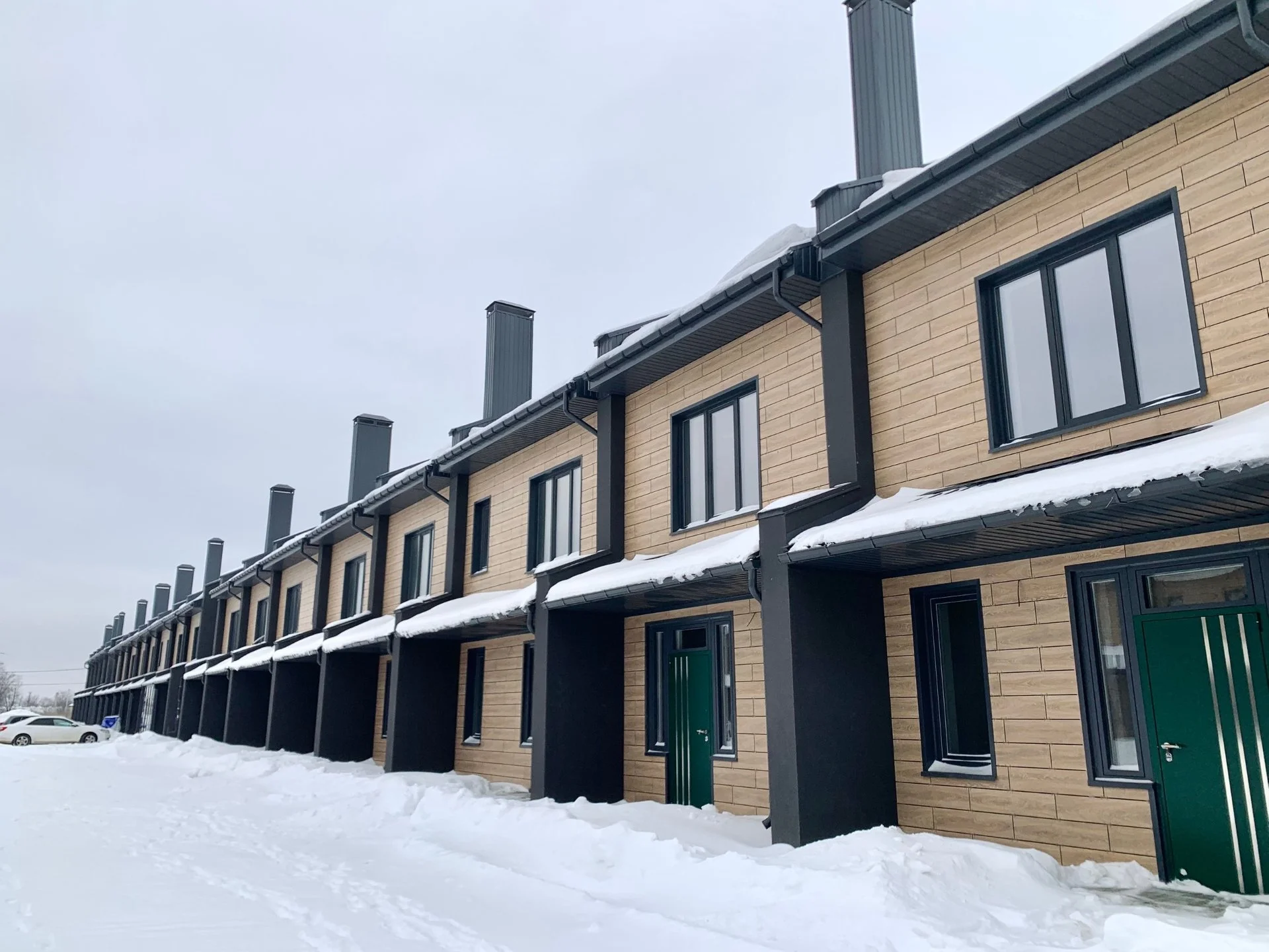 Новый таунхаус 109,4 м² | газ | Парковка | Можно взять в ипотеку - миниатюра 2