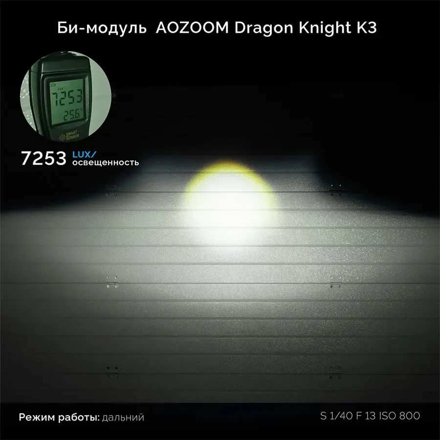 Би-светодиодные линзы AOZOOM Dragon Knight K3 DK200 3.0 дюйма 2 шт - миниатюра 3