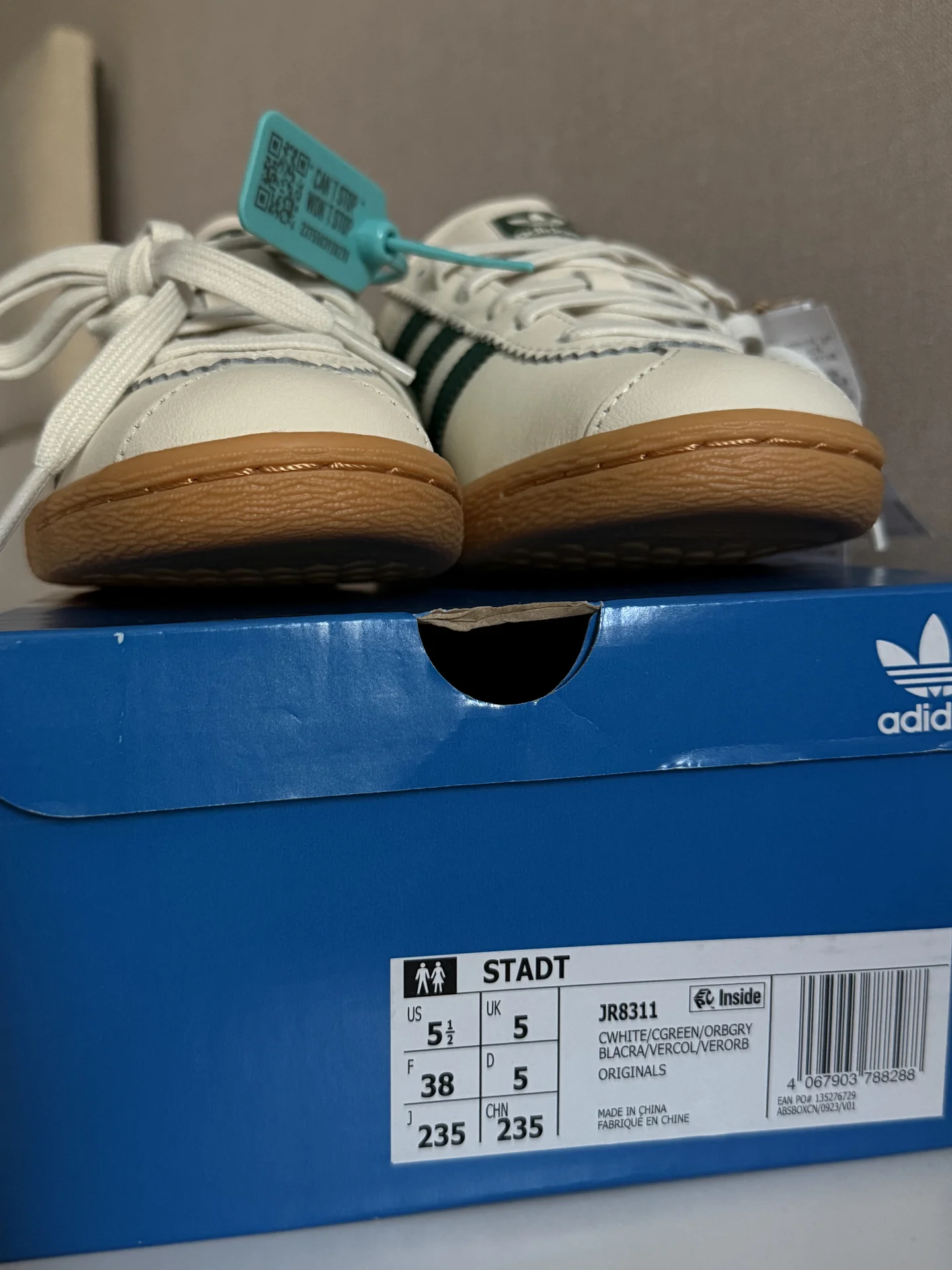 Кроссовки adidas Originals Stadt 23,5 см 37-38 р - миниатюра 4