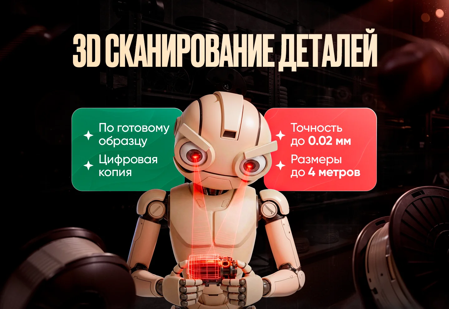 3D печать 3D моделирование 3D сканирование - миниатюра 10