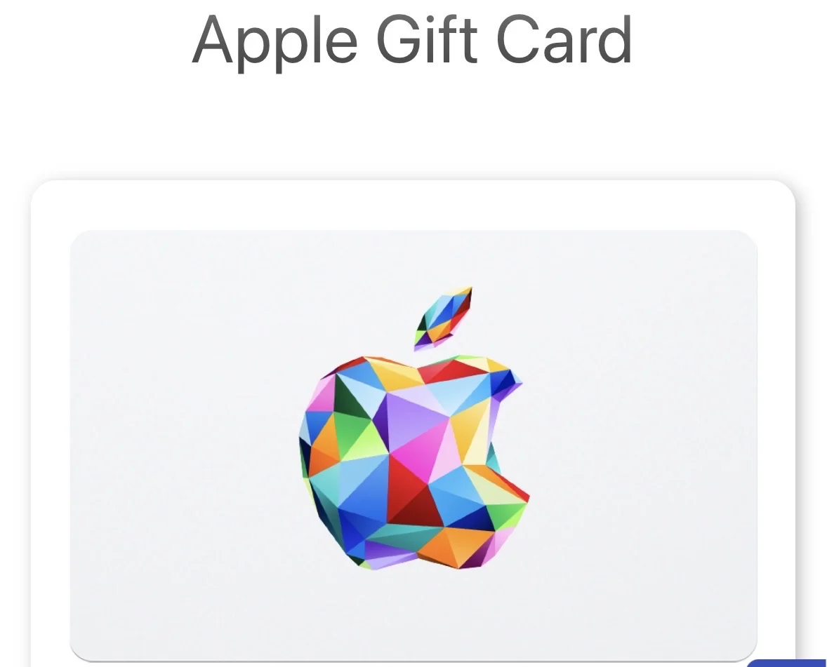 Покупка Apple gift card - изображение 1