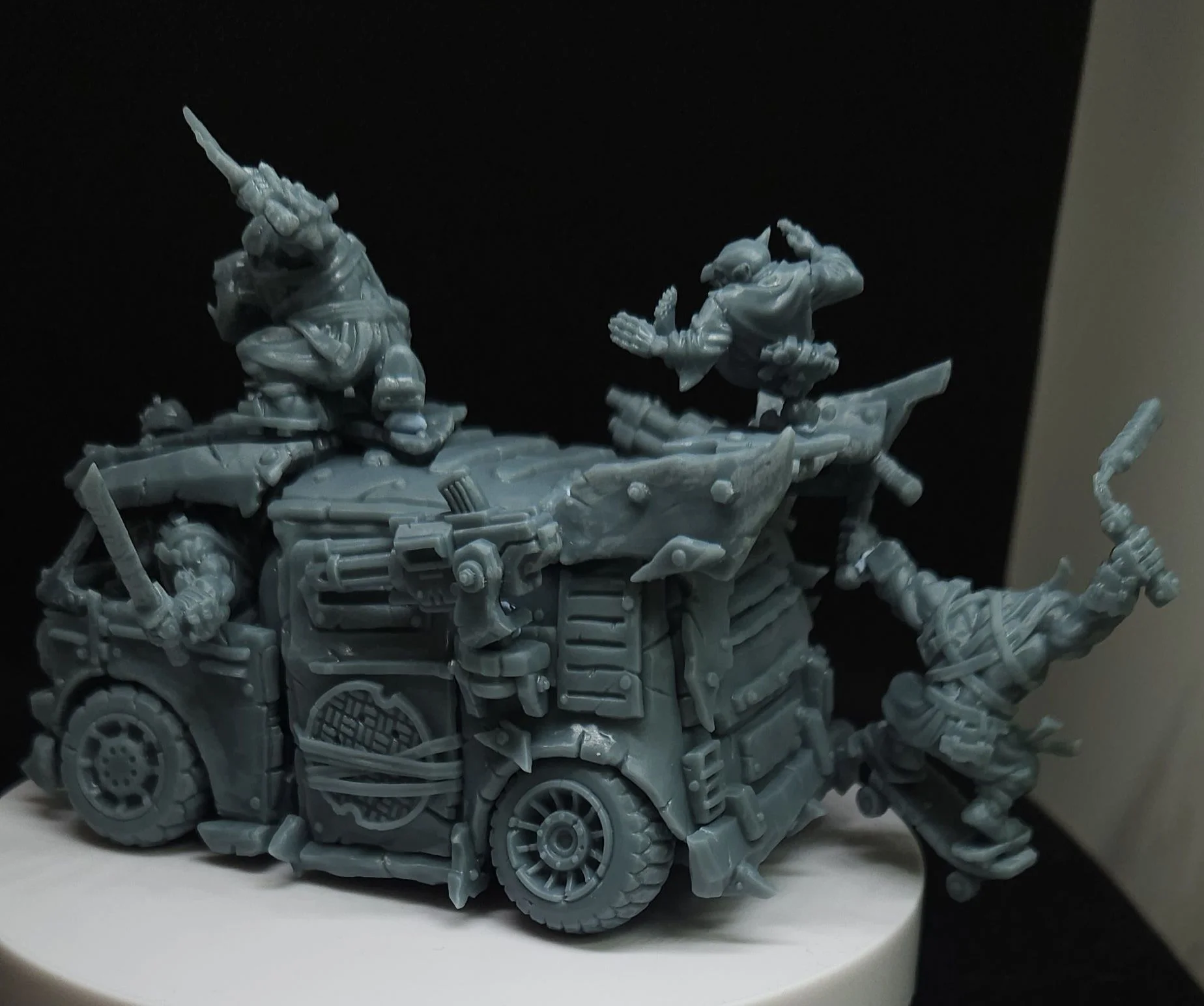 Миниатюра, орки мутанты ниндзя, warhammer - миниатюра 2