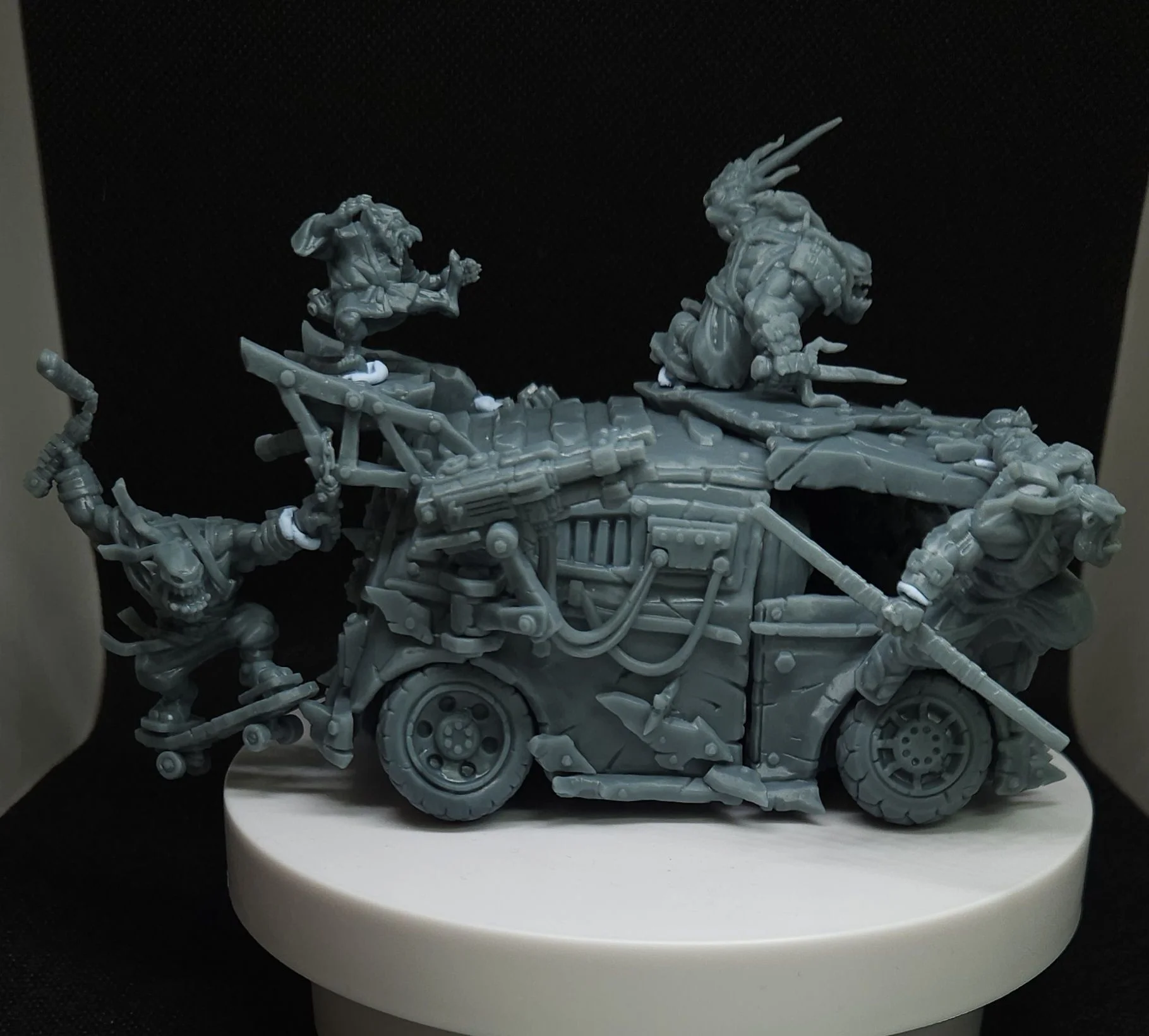Миниатюра, орки мутанты ниндзя, warhammer - миниатюра 4