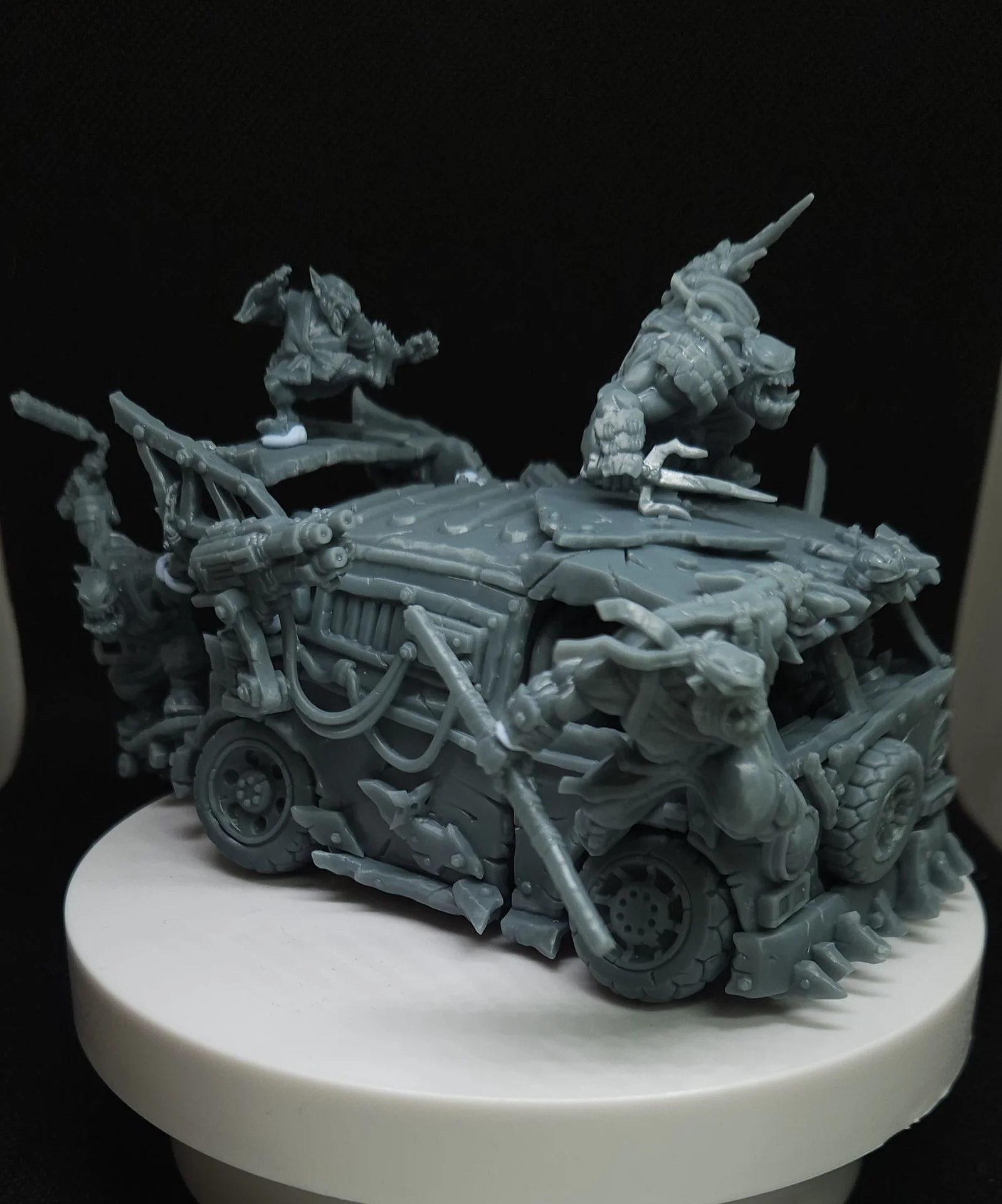 Миниатюра, орки мутанты ниндзя, warhammer - миниатюра 5