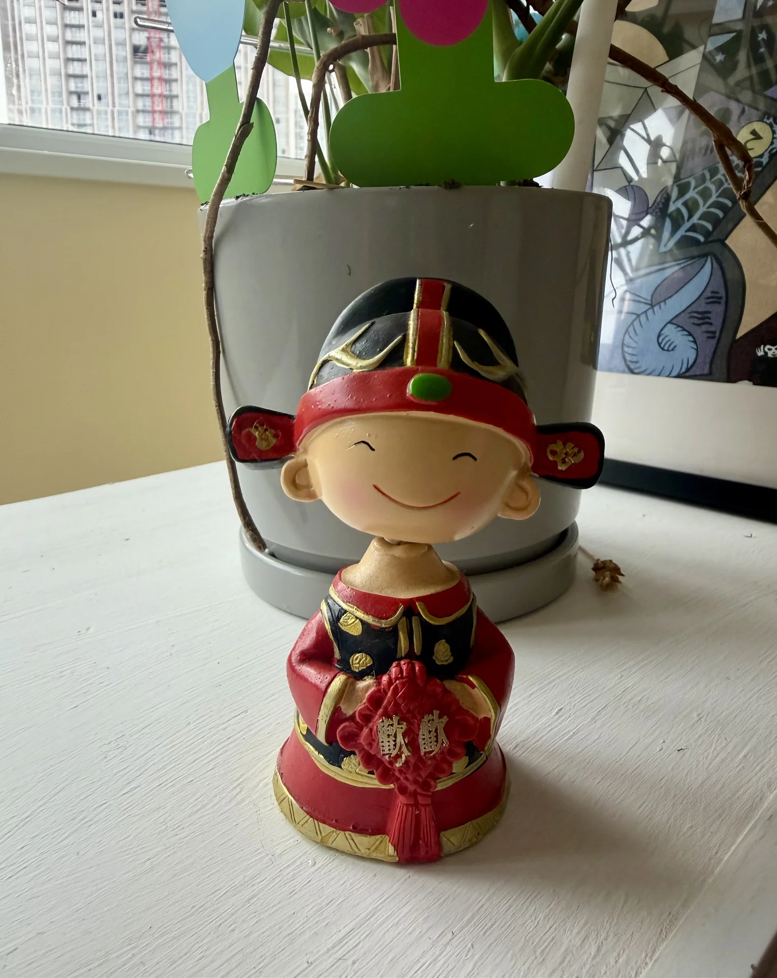 Кивающая фигурка (болванчик) в китайском стиле, де - изображение 1