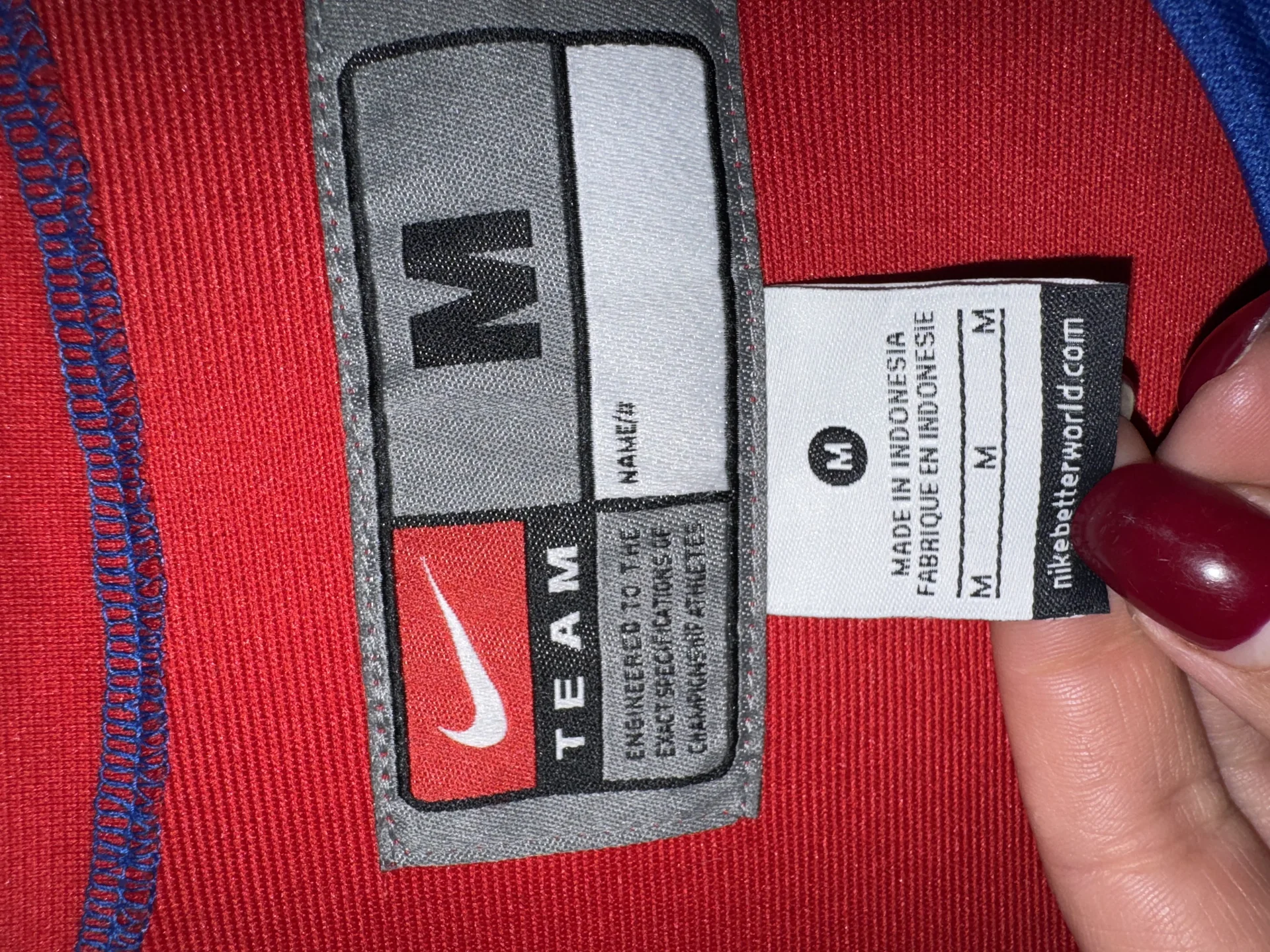 Хоккейная Майка М Nike - миниатюра 9