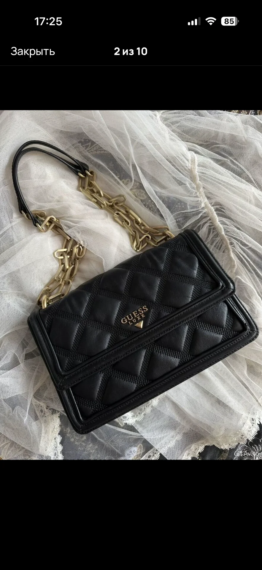 Сумка guess женская натуральная кожа - изображение 1
