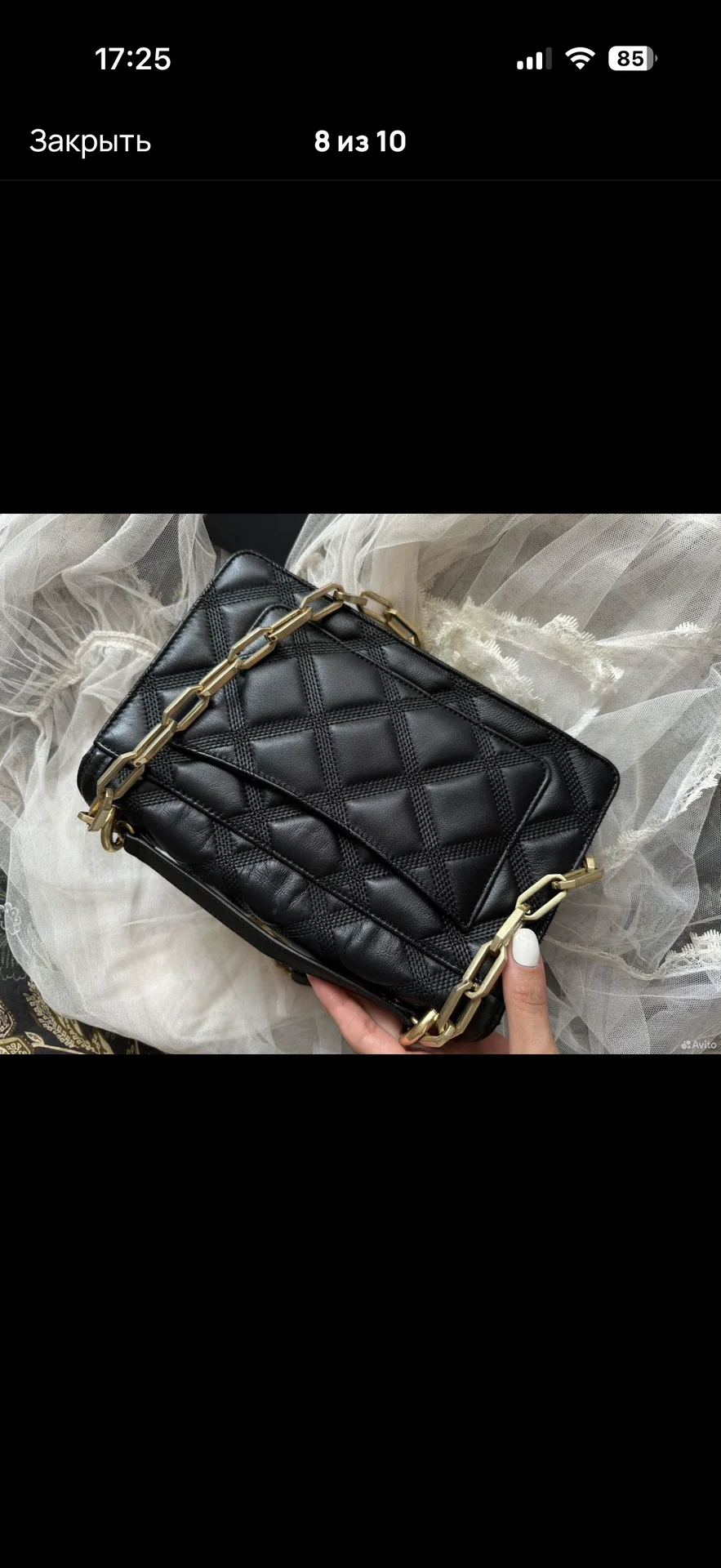 Сумка guess женская натуральная кожа - миниатюра 7