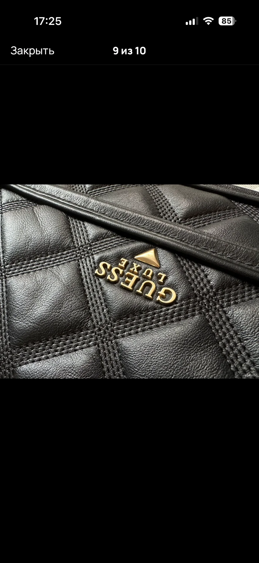 Сумка guess женская натуральная кожа - миниатюра 8