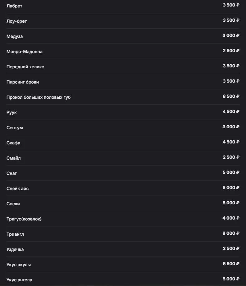 Пирсинг (12+с родителем)18+\интимный пирсинг18+ - миниатюра 12