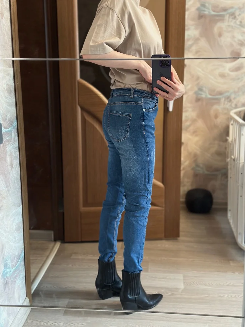 Джинсы Reserved, р.34, slim, синие - миниатюра 2