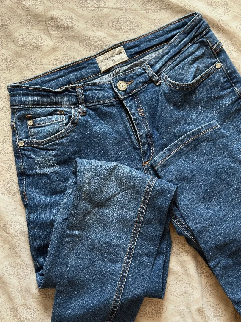 Джинсы Reserved, р.34, slim, синие - миниатюра 3