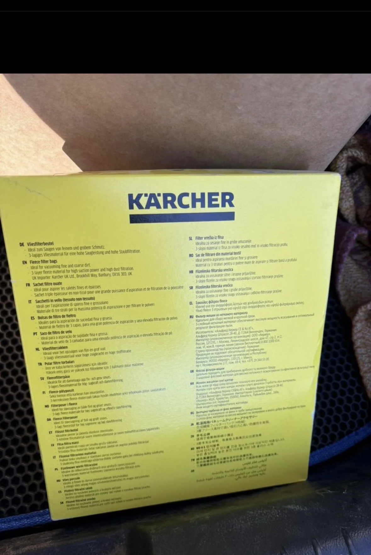 фильтры-мешки для пылесоса karcher - миниатюра 3