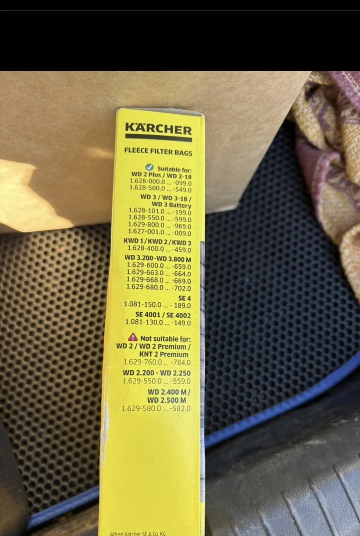 фильтры-мешки для пылесоса karcher - миниатюра 4