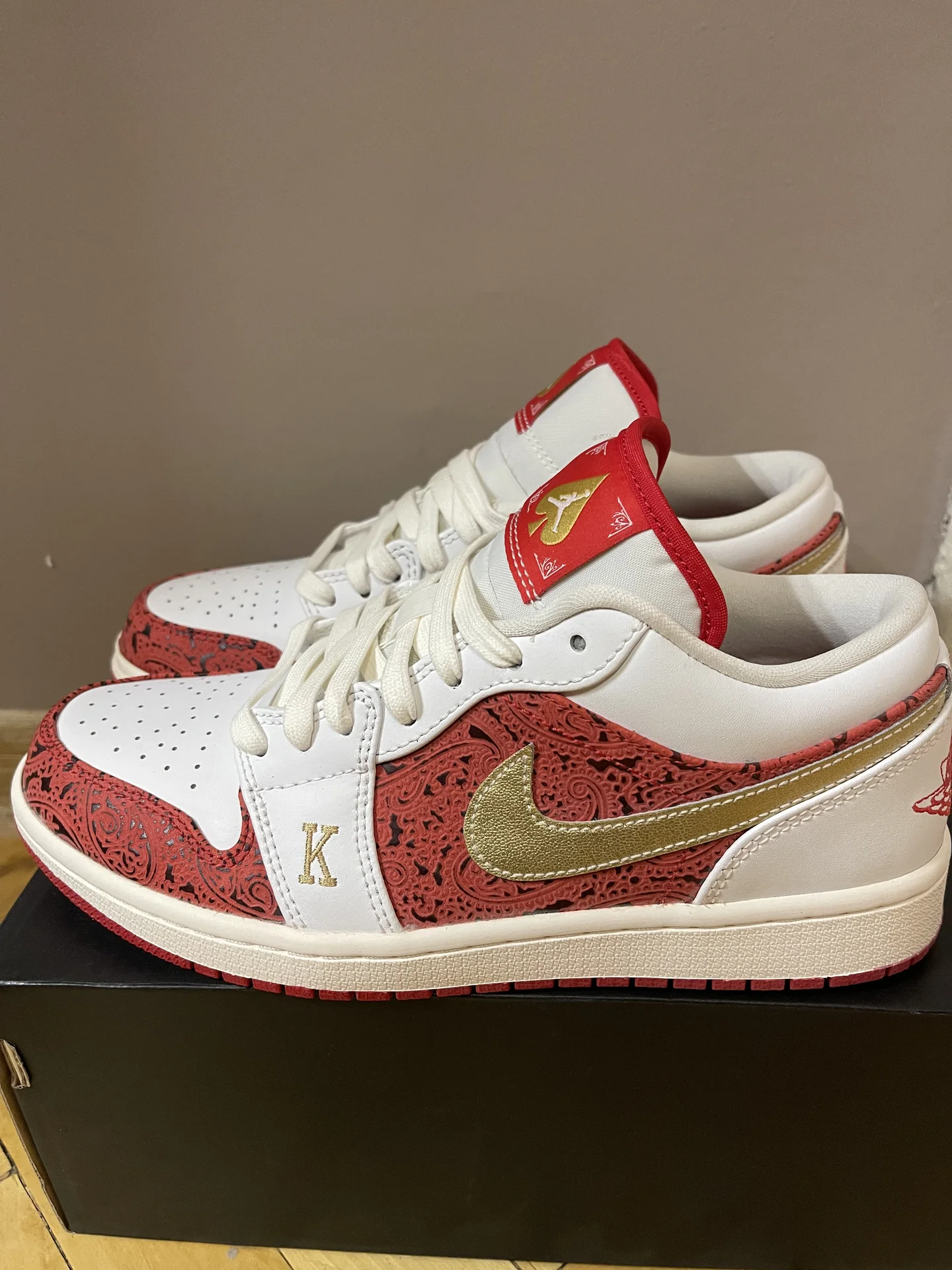 Кроссовки air jordan 1 low se spades - миниатюра 5