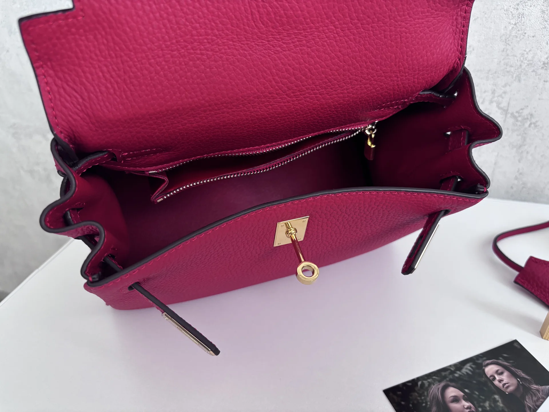 Сумка женская byne (baguette bag) bella red 25 - миниатюра 7