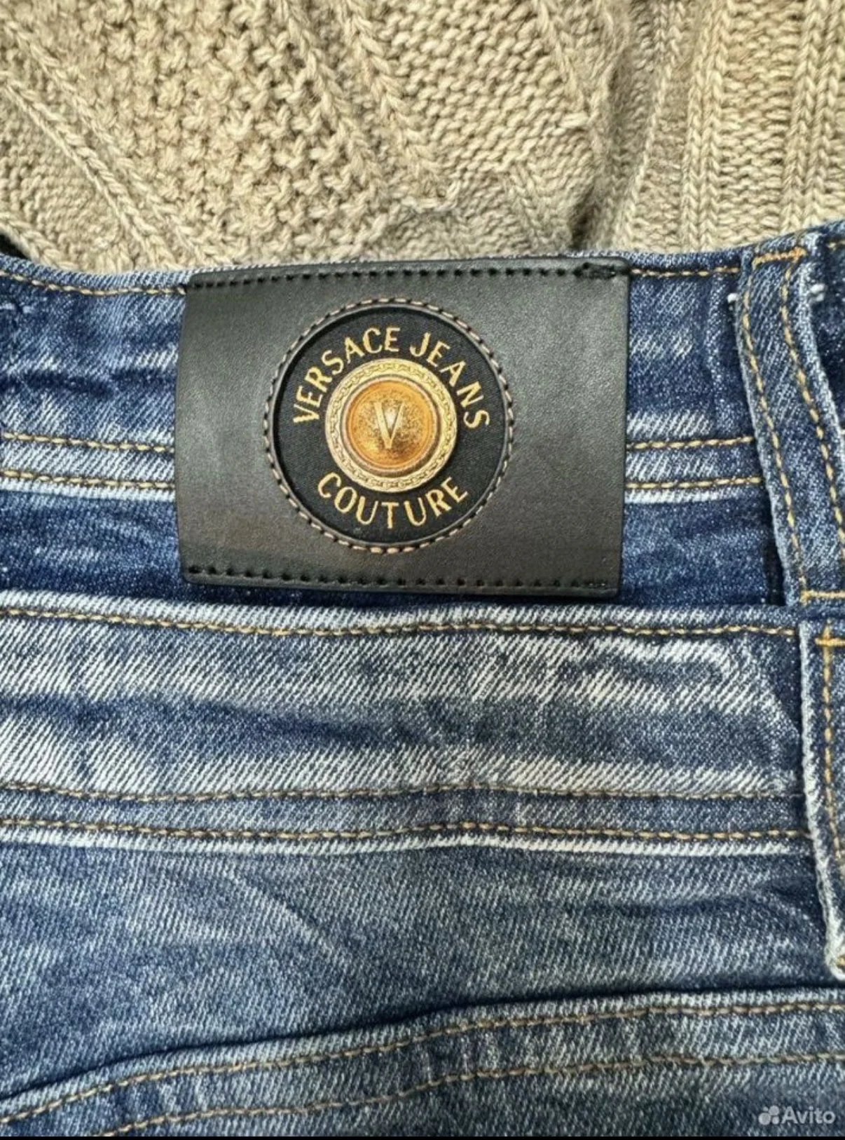 Джинсы Versace оригинал - миниатюра 4