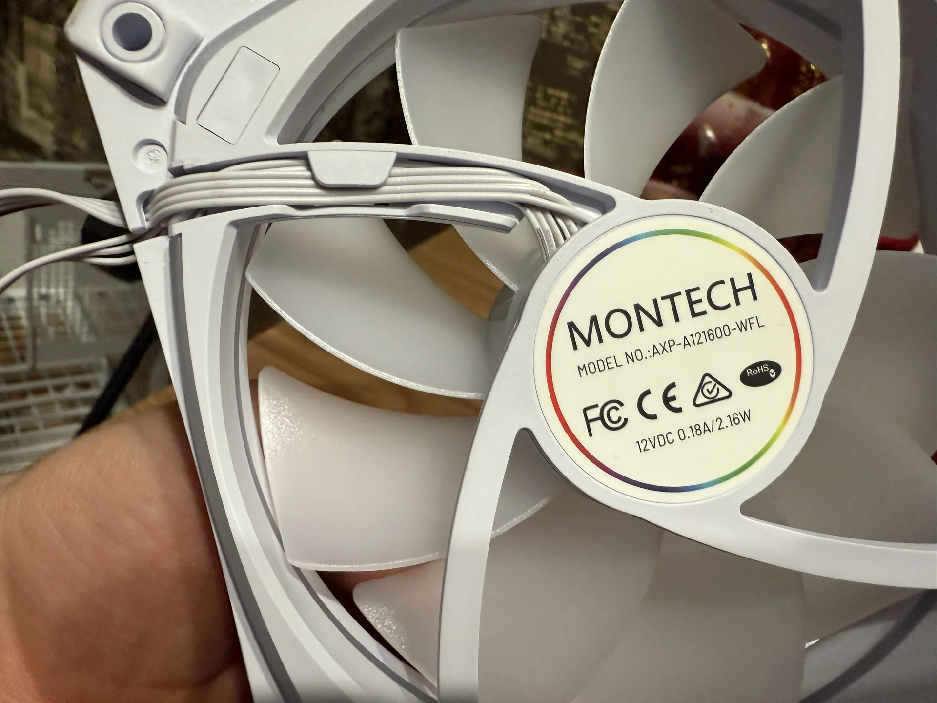 Вентеляторы корпусные montech 3шт по 12мм - миниатюра 3