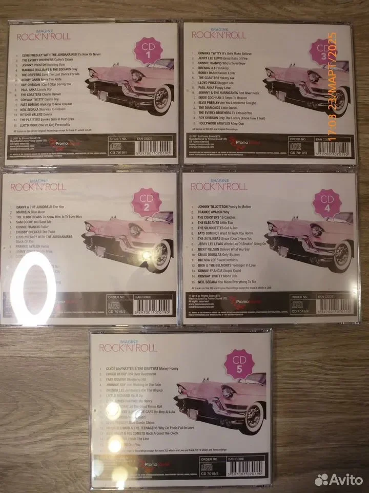 Диски "Various Artists. Imagine Rock'n Roll (5 CD) - миниатюра 4