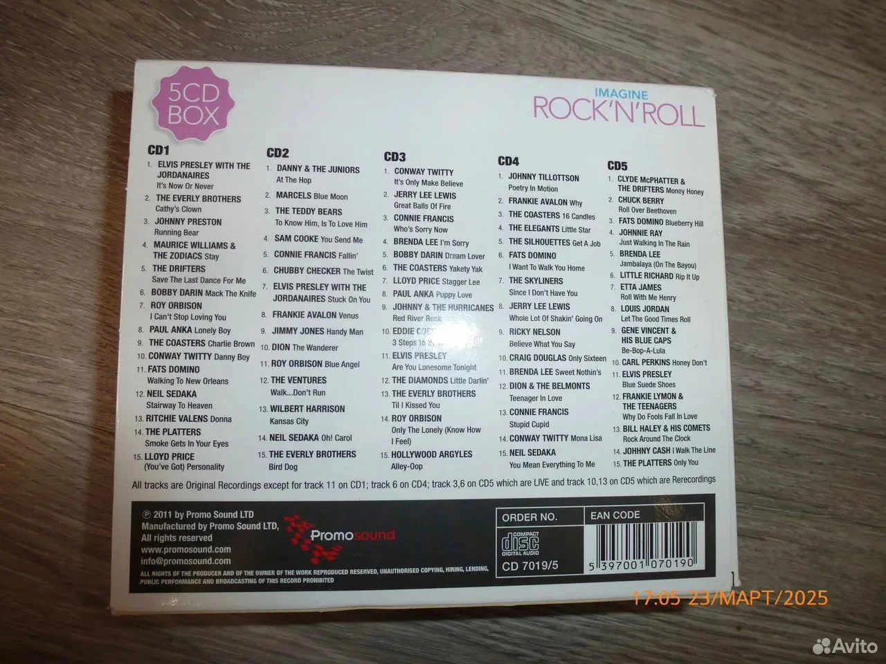 Диски "Various Artists. Imagine Rock'n Roll (5 CD) - миниатюра 5