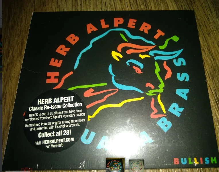 ДЖАЗ CD Herb Alpert Tijuana Brass Bullish Original запечатанный ФИРМЕННЫЙ - изображение 1