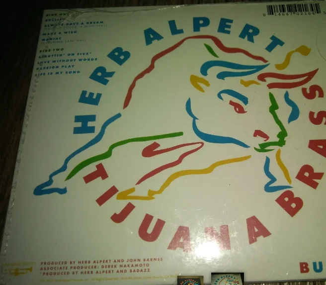 ДЖАЗ CD Herb Alpert Tijuana Brass Bullish Original запечатанный ФИРМЕННЫЙ - миниатюра 2