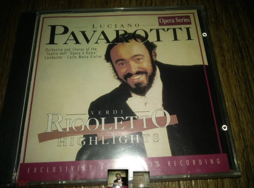 CD Luciano Pavarotti--verdi RIGOLETTO highlights 1990 Holland запечатанный - изображение 1