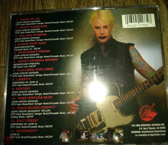 сд JOHN 5 - VERTIGO Unofficial - миниатюра 4