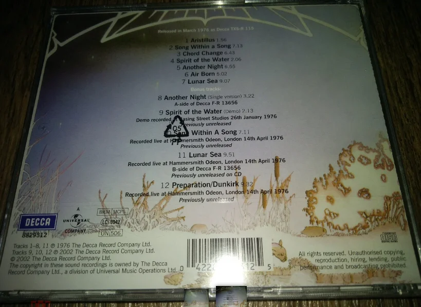 сд Camel ‎ Moonmadness Decca Reissue Remastered Europe Sealed фирменный Европа запечатан - миниатюра 2
