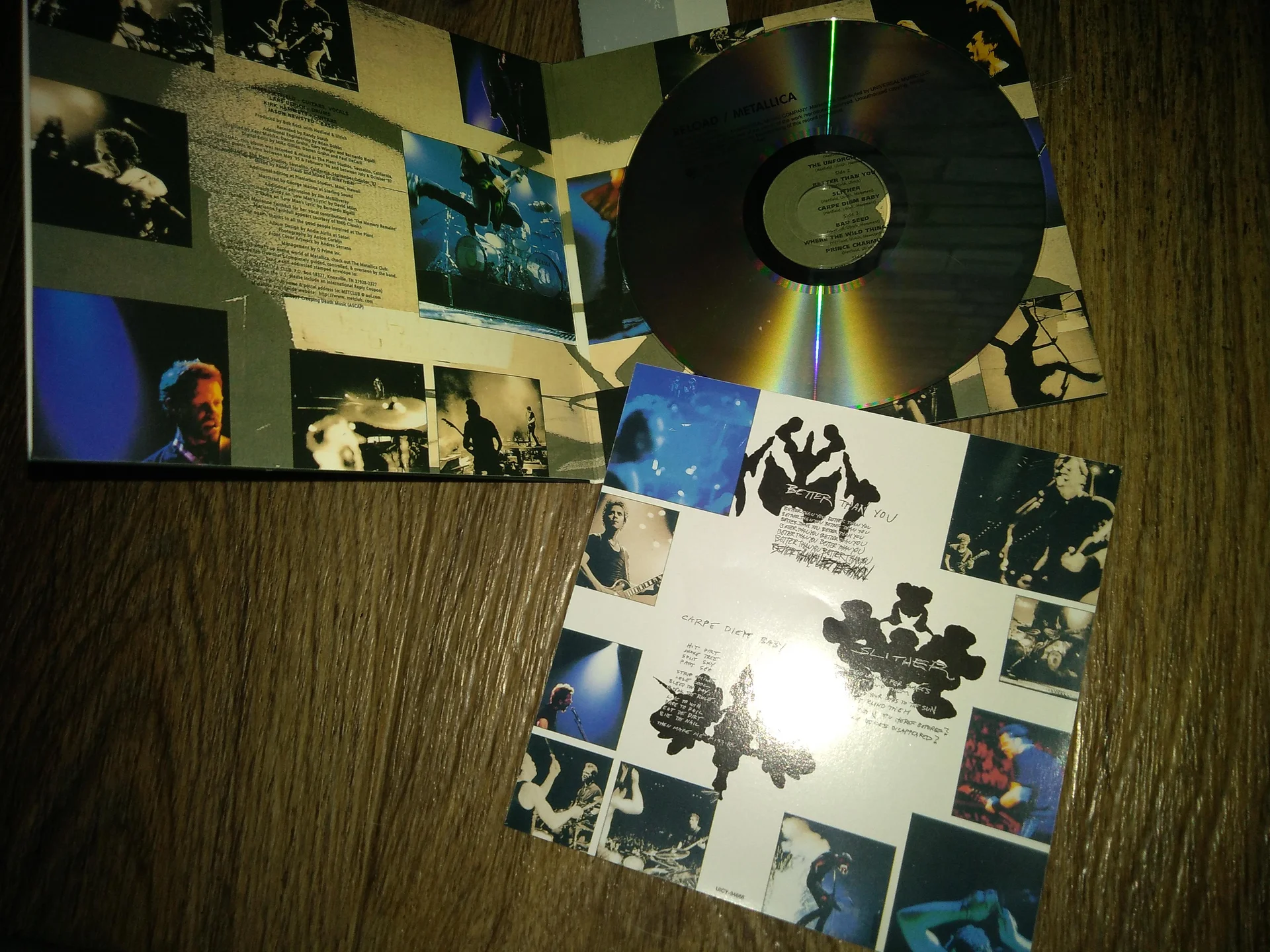 сд METALLICA RELOAD MINI LP UNIVERSAL MUSIC COMPANY Unofficial реплика новый - миниатюра 3
