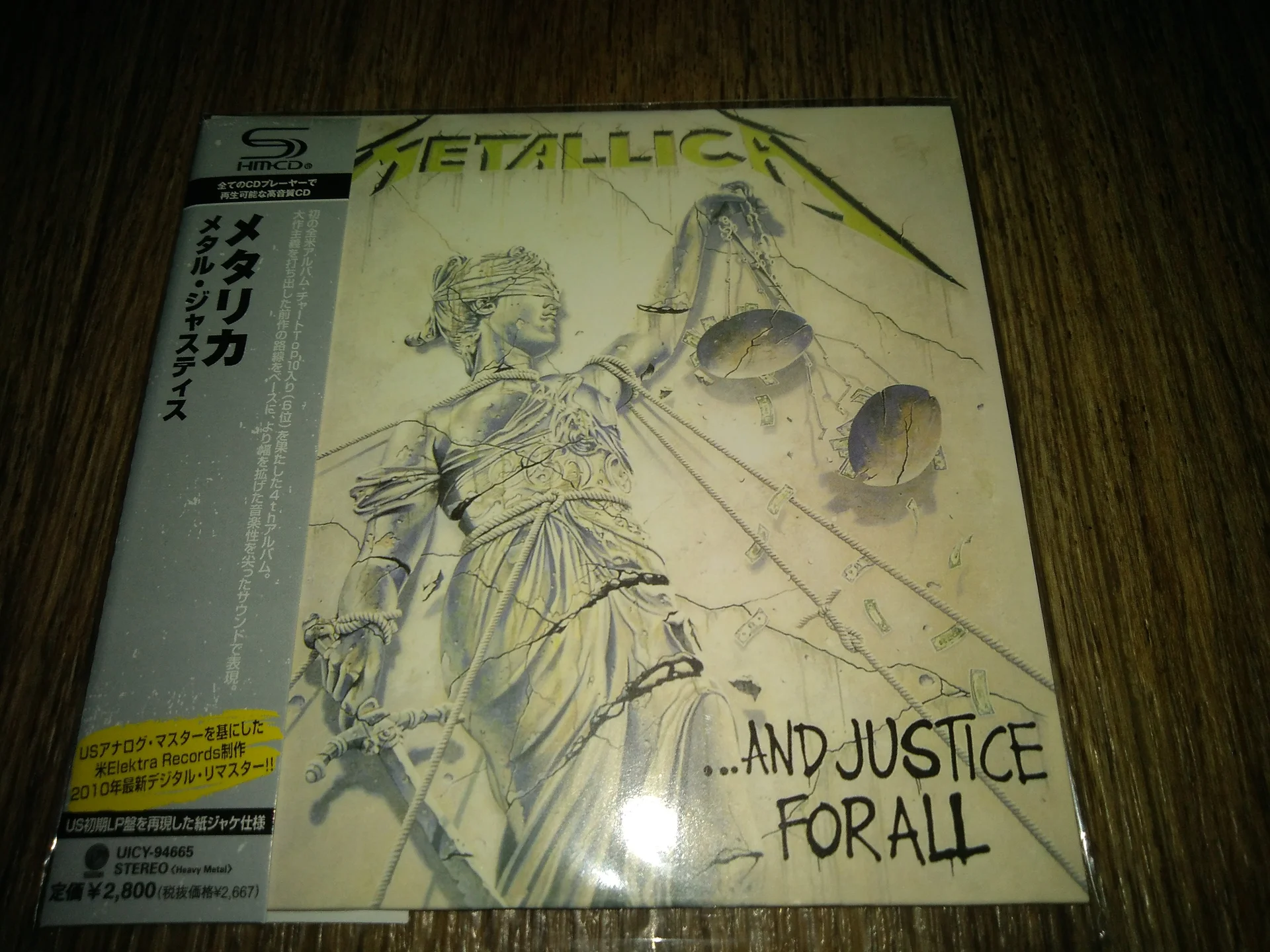 сд METALLICA " ...AND JUSTICE FOR ALL " MINI LP UNIVERSAL MUSIC Unofficial реплика