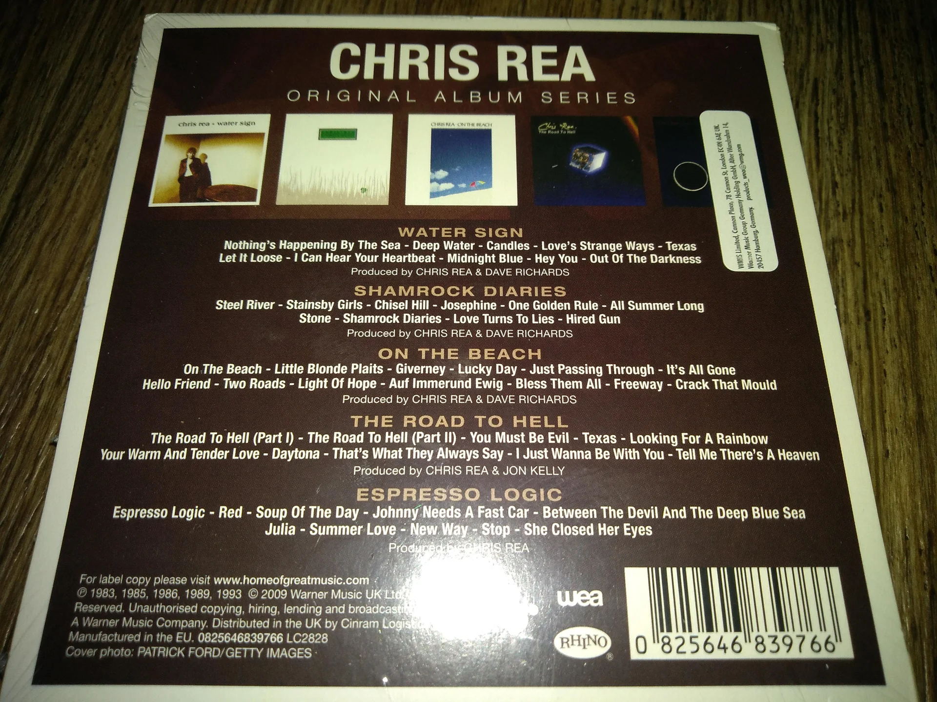 Chris Rea - ORIGINAL ALBUM 5CD Sealed Made in EU новый запечатанный - миниатюра 2