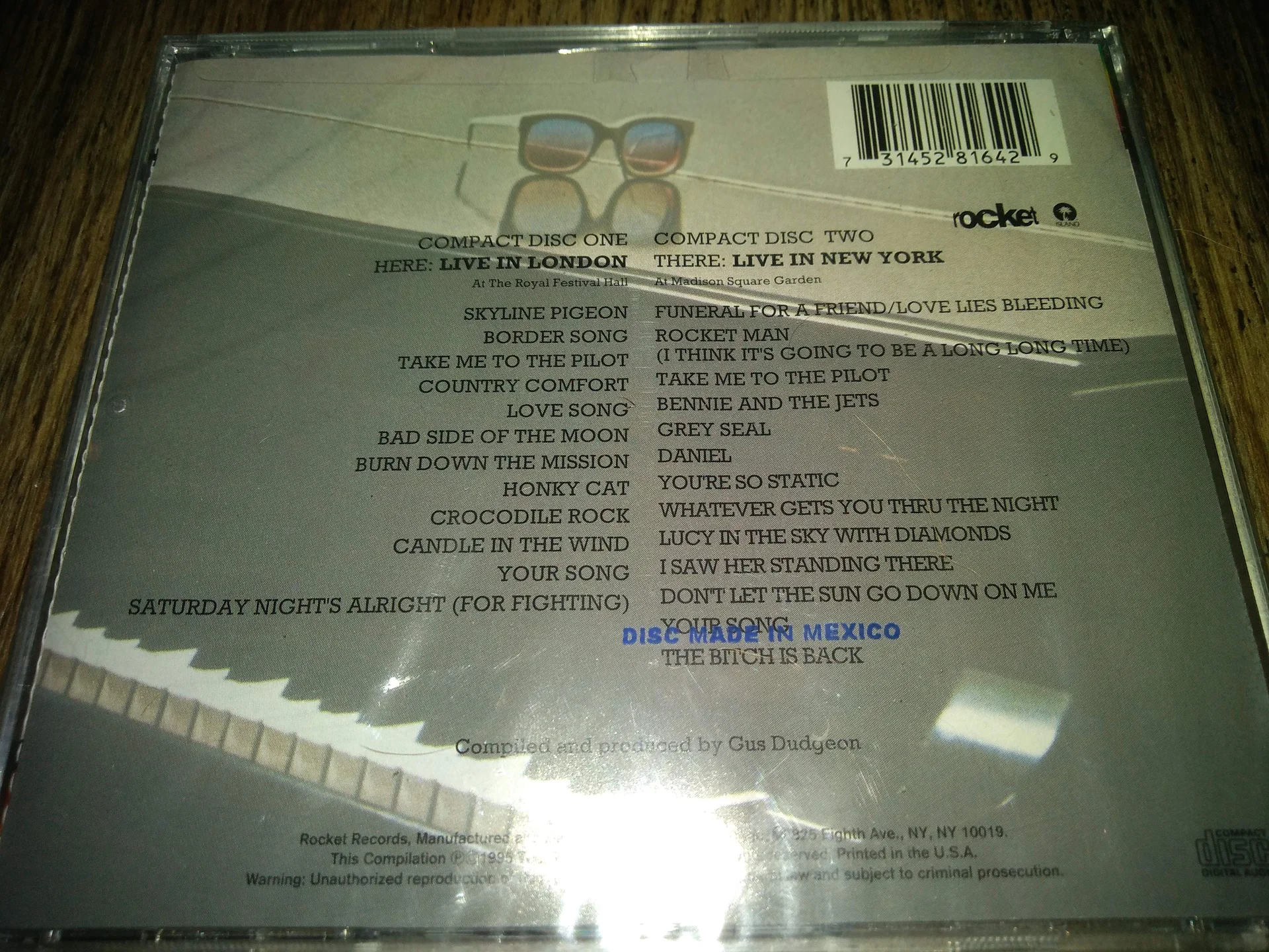 сд Elton John Here And There 2CD запечатанный новый фирма - миниатюра 2