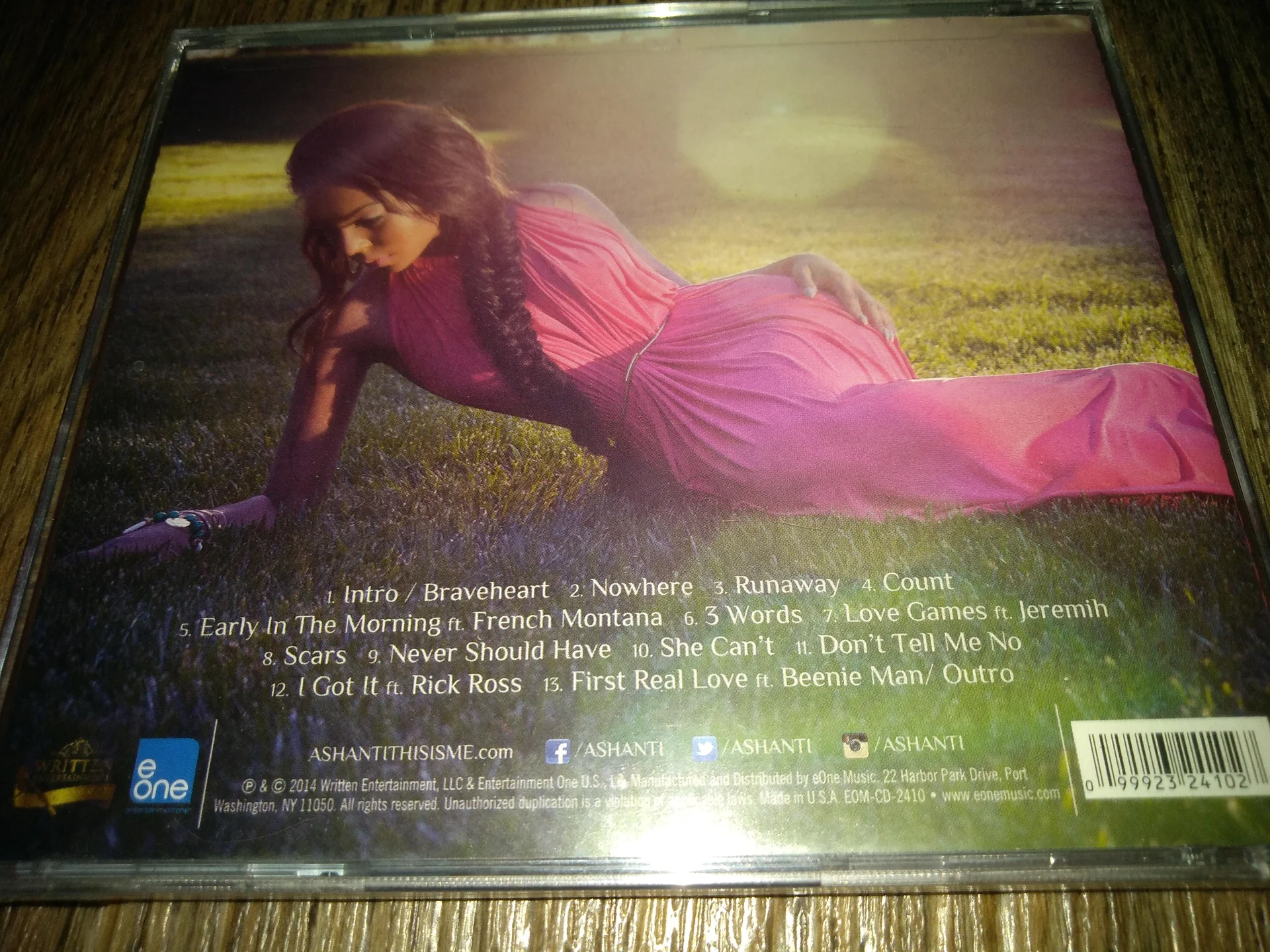 сд CD Ashanti Braveheart CD ФИРМЕННЫЙ запечатанный - миниатюра 2