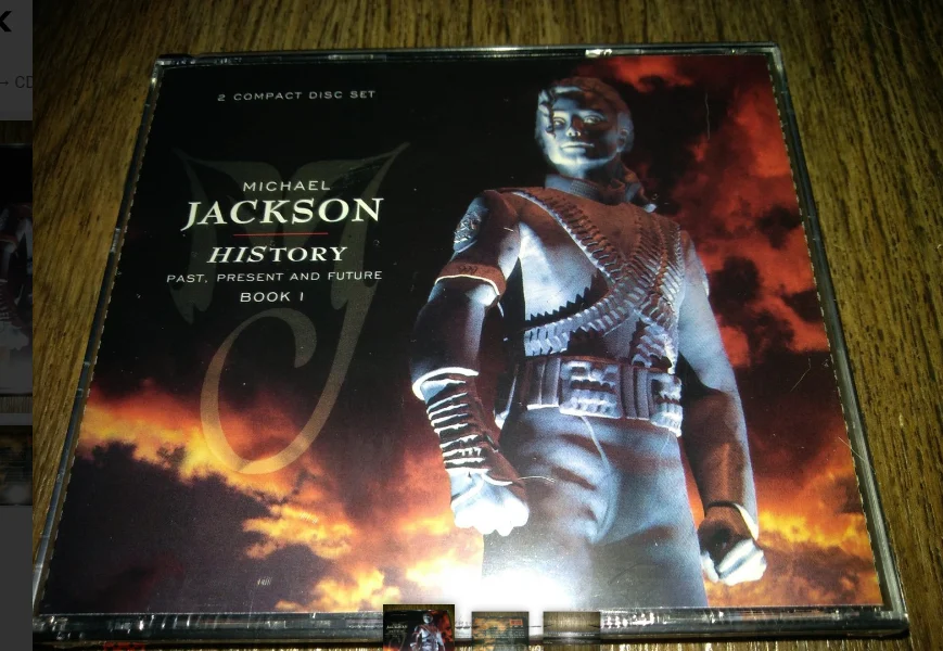 CD MICHAEL JACKSON HISTORY 2CD запечатанный новый - изображение 1