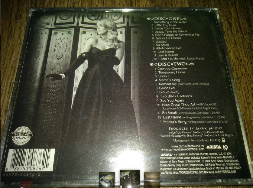 CD Carrie Underwood Greatest Hits: Decade #1 2CD мексика запечатанный - миниатюра 2