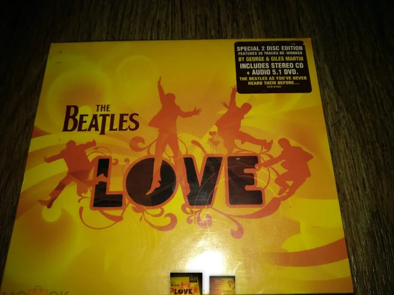 сд The Beatles – Love 2006 CD+DVD Sealed запечатан - изображение 1