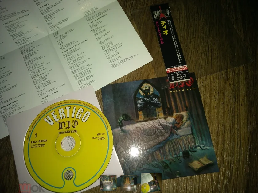 СД DIO - Dream Evil (1987) мini vinyl Japan replica ru - миниатюра 3