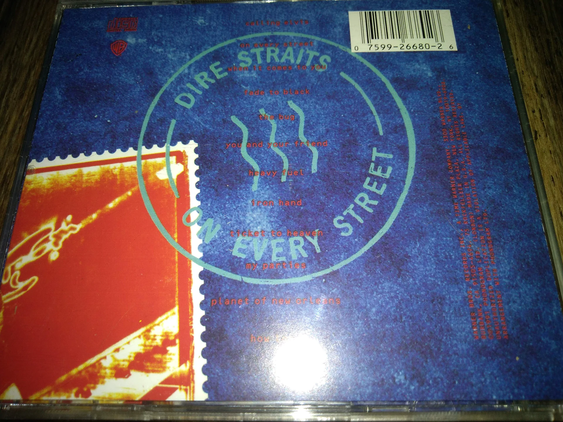 сд Dire Straits – On Every Street 1991 Unofficial новый - миниатюра 4