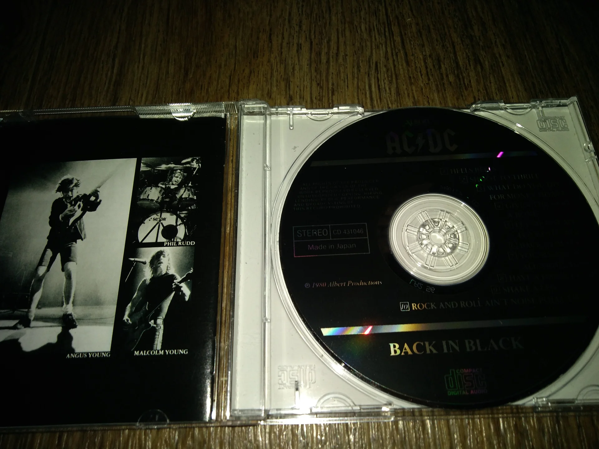 сд AC/DC Back In Black 1980 unofficial новый - миниатюра 2