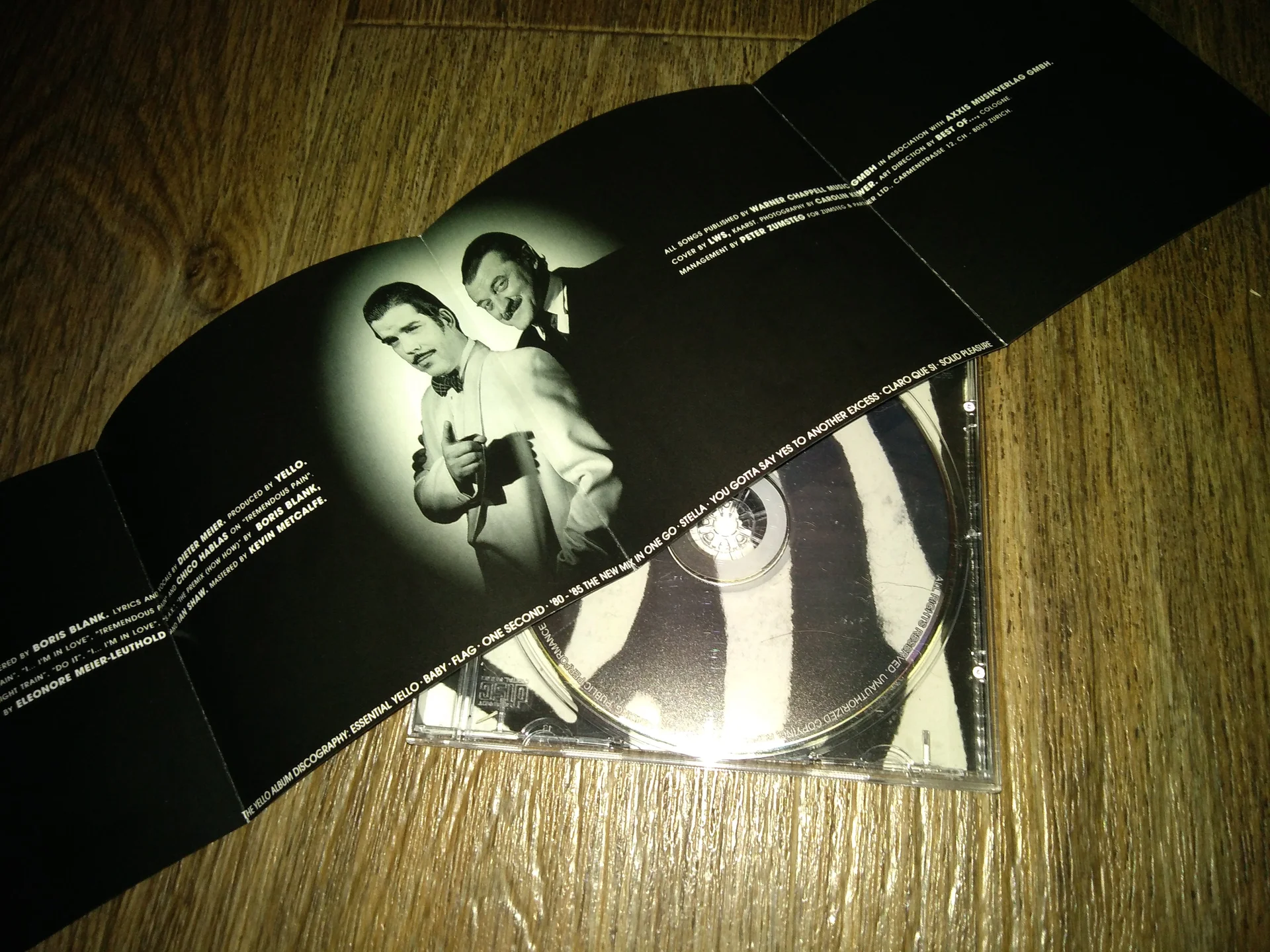 сд Yello – Zebra 1994 Unofficial новый - миниатюра 2