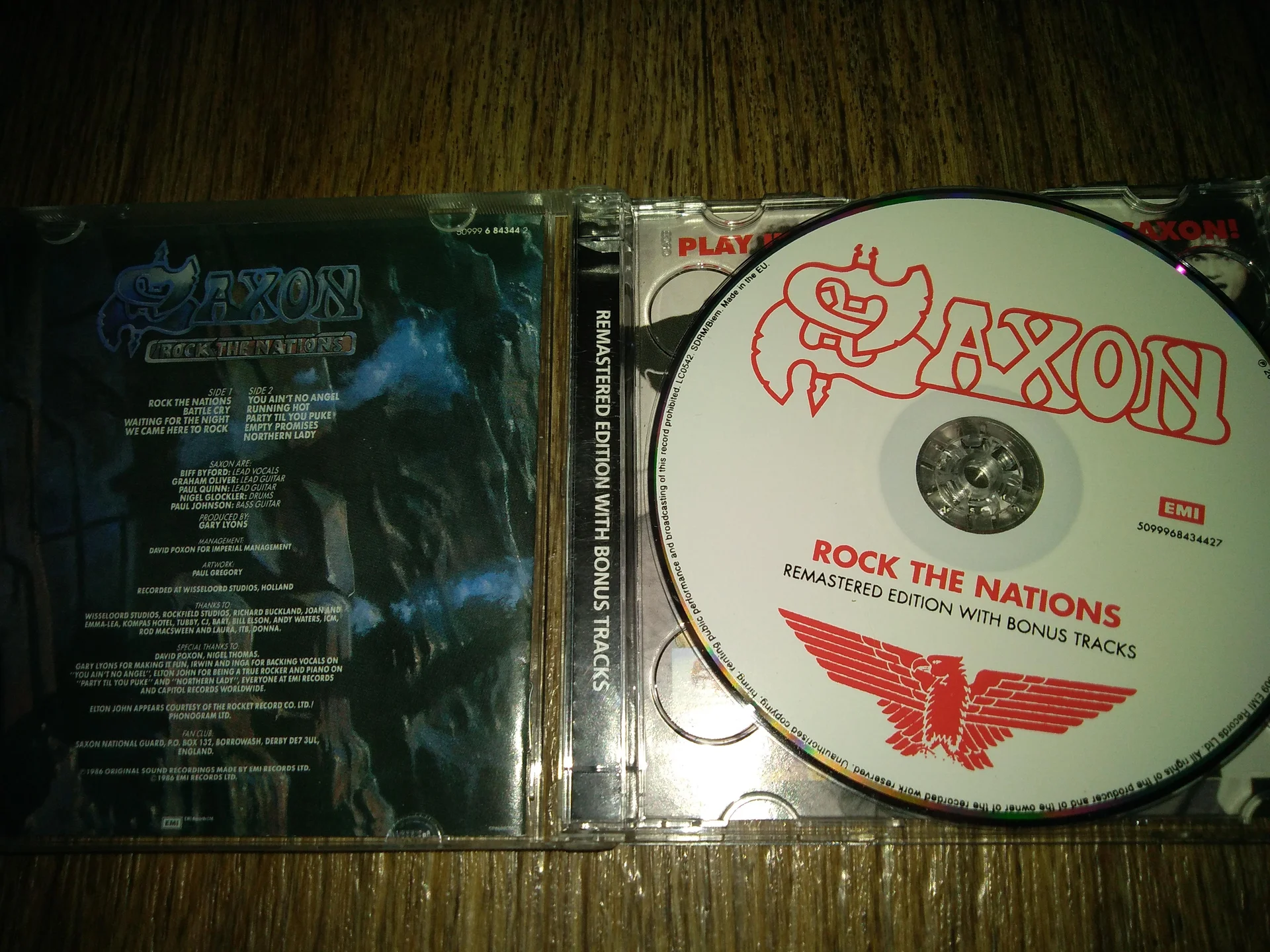 сд Saxon Rock The Nation 1986 RU новый - миниатюра 2