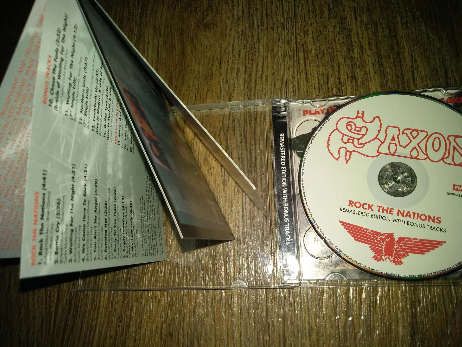 сд Saxon Rock The Nation 1986 RU новый - миниатюра 3