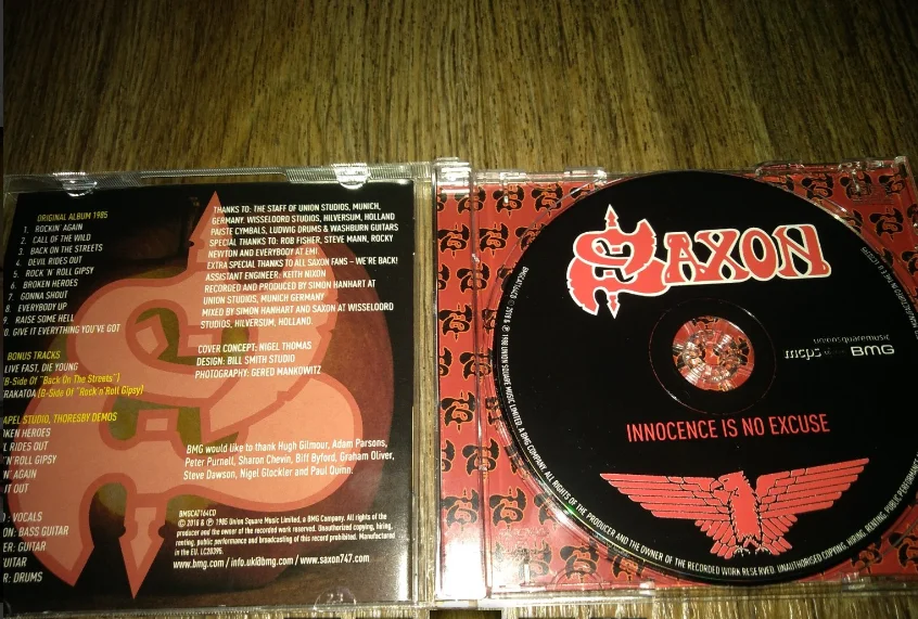сд Saxon – Innocence Is No Excuse 1985  Release ru новый. - миниатюра 2