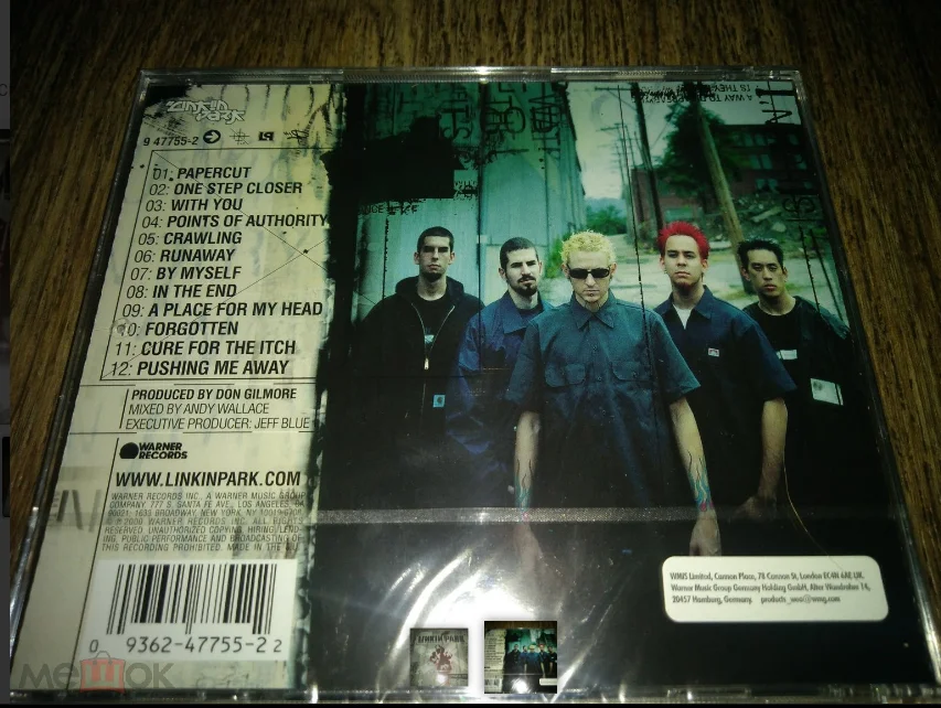 сд Linkin Park - Hybrid Theory Jewel Запечатан Европе Made in EU - миниатюра 2